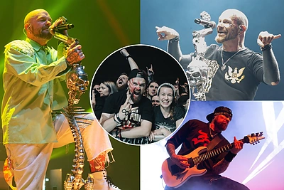Kaune – laukinis amerikiečių „Five Finger Death Punch“ šou: šėlo tūkstančiai sunkiojo roko gerbėjų