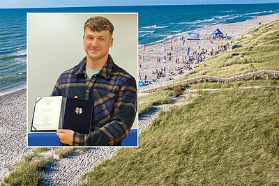 Nidoje skęstančią merginą gelbėjęs Simonas pats rizikavo gyvybe: „Tada negalvojau, ar kas padės“