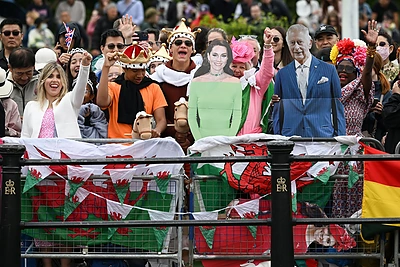 Parado „Trooping the Colour“ akimirkos / Vida Press nuotr.