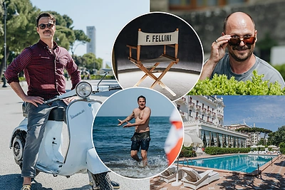 Itališki Leo ir Bružo nuotykiai Riminyje: Fellini praminti takai ir princesės Dianos pamėgtas viešbutis