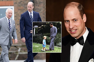 Princas Williamas sulaužė tėvo dienos tradiciją: pasidalijo jautria akimirka su karaliumi Karoliu III