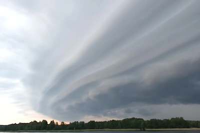 Audra Veisiejuose / 15min skaitytojo Alfredo nuotr.