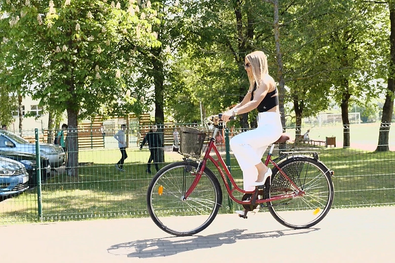 „Blondė su geliku“ Kristina Meseguer projekte „Pelenė Princesė“ / LNK stopkadras