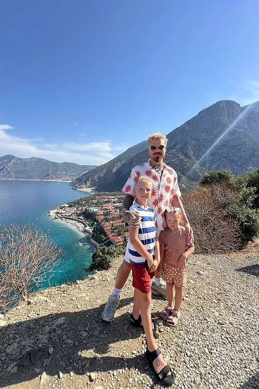 Roberto Kalinkino šeimos atostogos Fetijoje / Asmeninio archyvo nuotr.