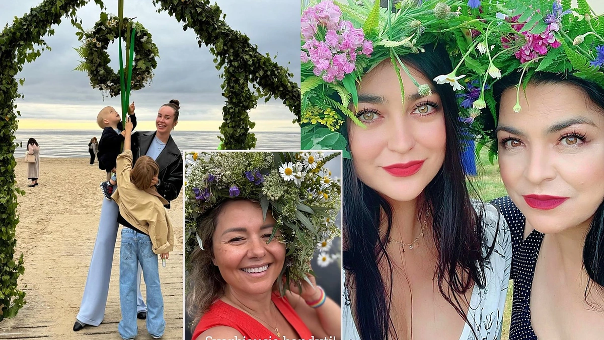 Žinomi žmonės griausmingai sutiko Jonines / Instagram nuotr.