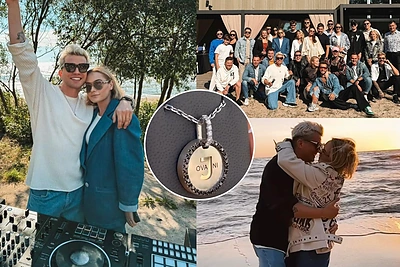 Jonas Nainys ant jūros kranto atšventė 41-ąjį gimtadienį: Simonos dovana – ypatingas papuošalas