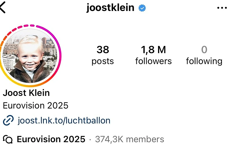 Joosto Kleino instagramo paskyra / Stopkadro nuotr.