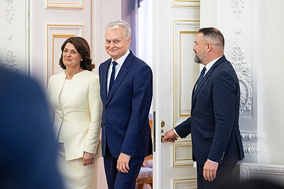 Diana Nausėdienė, Gitanas Nausėda / Pauliaus Peleckio / BNS nuotr.