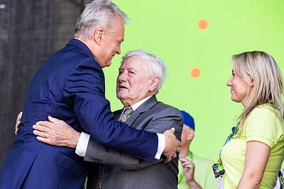 Gitanas Nausėda, Valdas Adamkus / Pauliaus Peleckio / BNS nuotr.