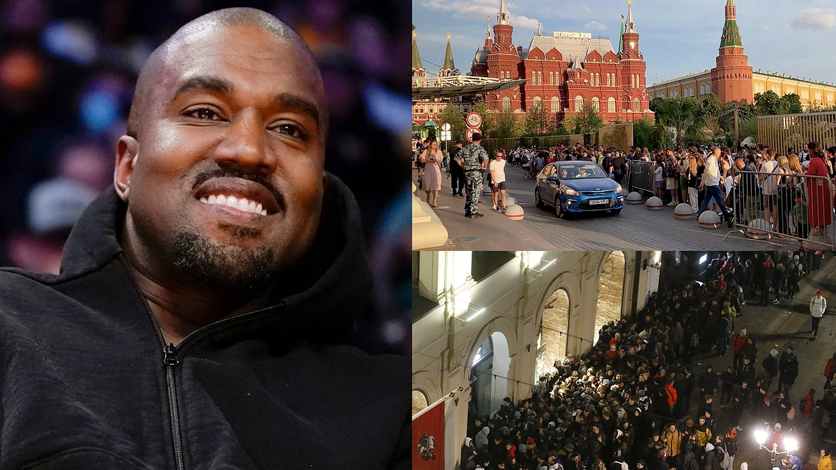 Kanye Westas apsilankė Maskvoje / AFP/„Scanpix“ nuotr.