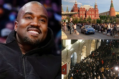 „Jaunuoju Putinu“ save vadinantis Kanye Westas atvyko į Maskvą: apsistojo prezidentiniame liukso numeryje