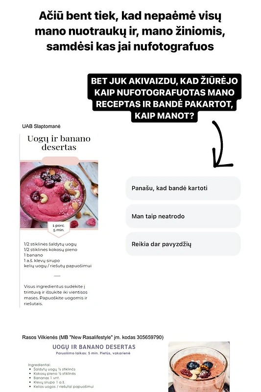 Modesta Žukauskaitė pateikė kaltinimus Rasai Vilkienei / M.Žukauskaitės socialinių tinklų ekrano kopija