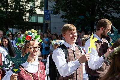 Dainų šventės eitynės / Roberto Riabovo / BNS nuotr.