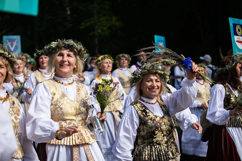 Dainų šventės eitynės / Roberto Riabovo / BNS nuotr.