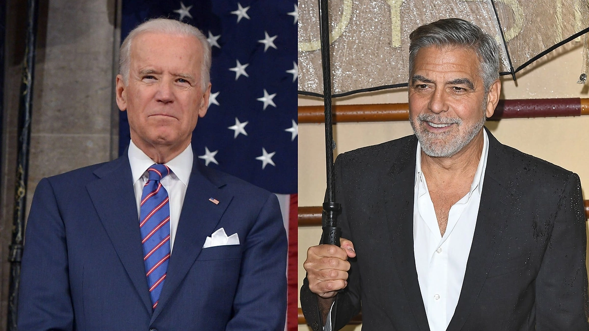 Joe Biden ir George Clooney / Vida Press nuotr.