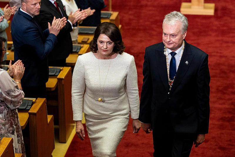 Diana Nausėdienė, Gitanas Nausėda / Pauliaus Peleckio / BNS nuotr.