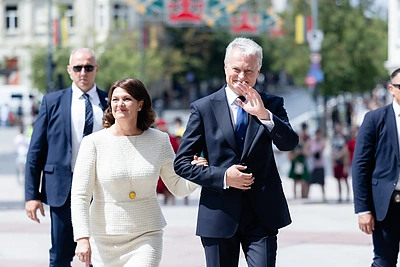 Diana Nausėdienė, Gitanas Nausėda / Lukas Balandis / BNS nuotr.
