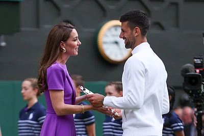 Velso princesė Catherine ir Novakas Džokovičius / Vida Press nuotr.