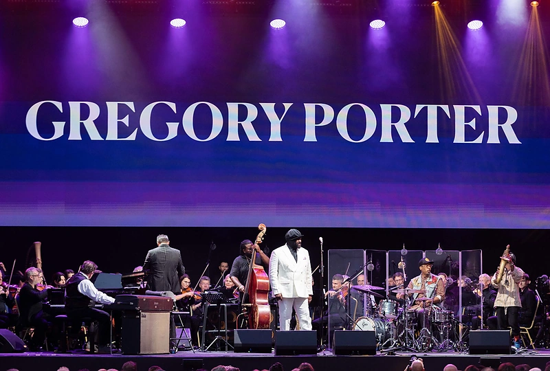 Gregory Porter koncertas Valdovų rūmuose / Skirmanto Lisausko / BNS nuotr.