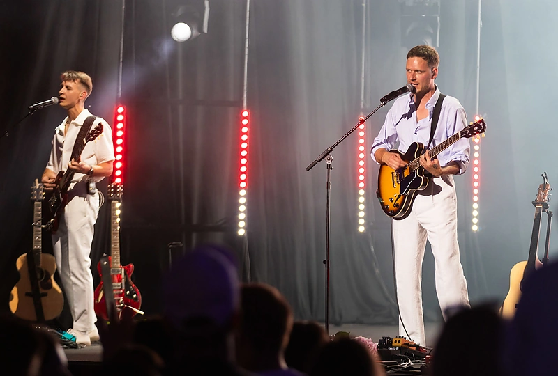 „FcBaseball“ koncertas Valdovų rūmų kieme / Patricija Adamovič / BNS nuotr.