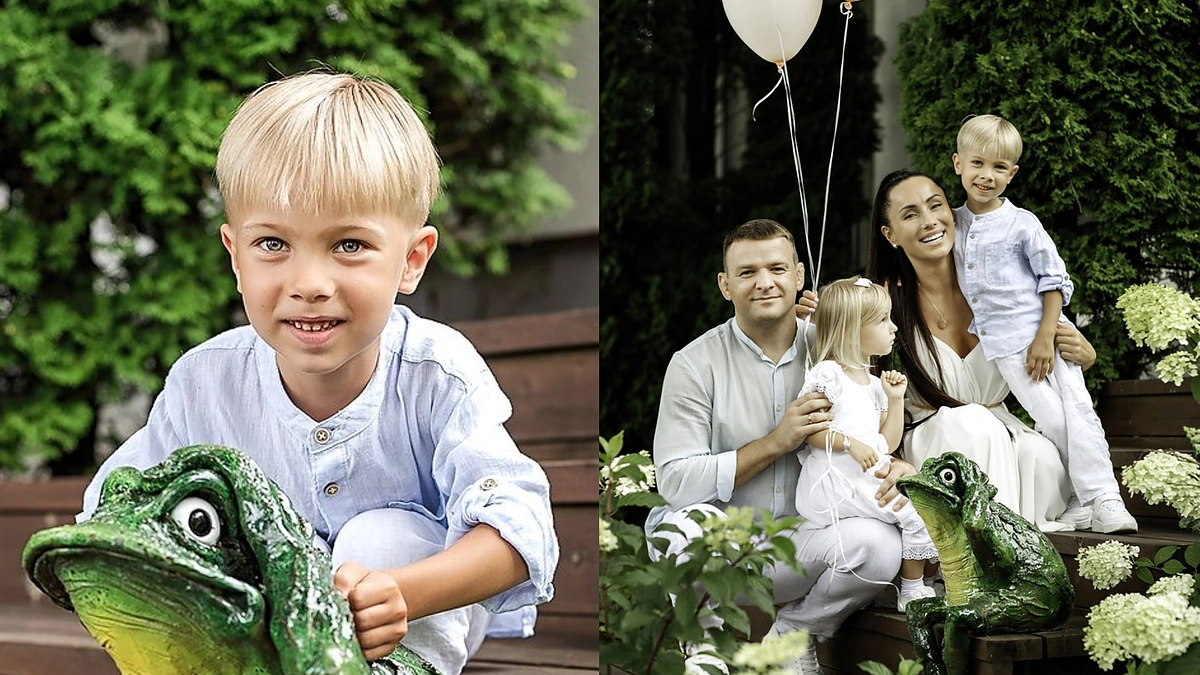 Gretos Lebedevos ir Aleksandro Kazakevičiaus sūnui Eldarui 6-eri. / Asmeninio albumo nuotr.