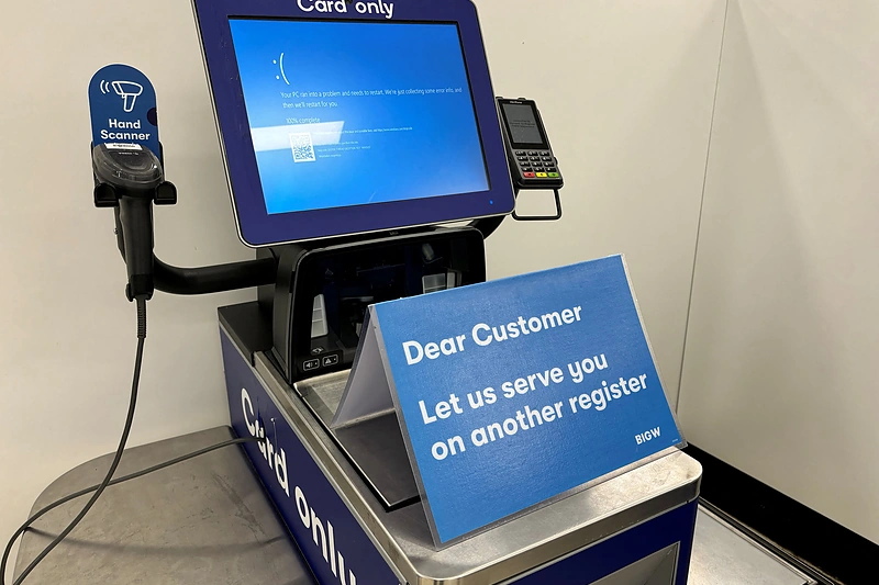 Pasaulyje – didžiuliai IT trikdžiai / „Reuters“/„Scanpix“ nuotr.