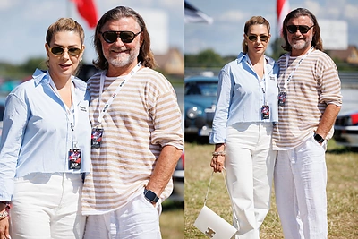 A.Bosas išpildė pernai lenktynėse žmonai Dainai duotą pažadą – dovanų gaus „Mercedes-Benz EQS“