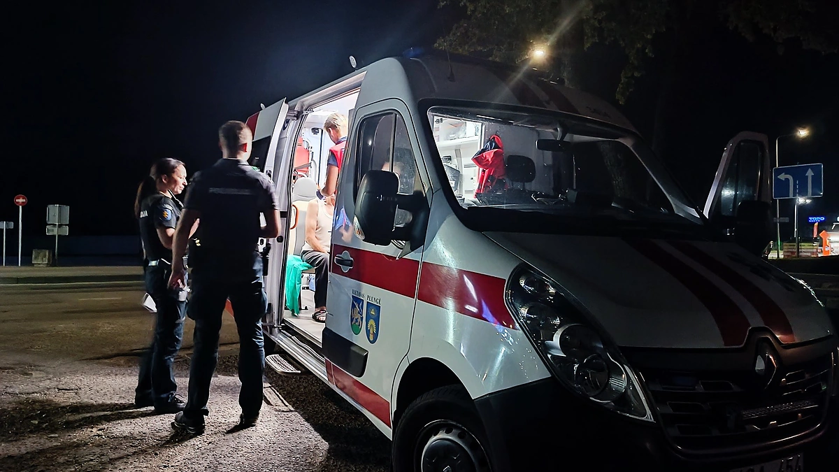Savaitgalio naktis su Palangos policijos ekipažu / Karolinos Stažytės nuotr.