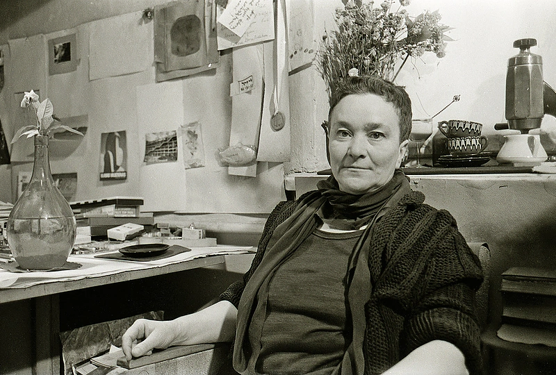 Meninės fotografijos korifėjaus Rimanto Dichavičiaus darytas portretas: „Gaila, kad nedaug Kazę fotografavau. Kai kas iš jos tyčiojosi, kai kas ją apspjaudė, o kai kas palaikė. Ji buvo stipri asmenybė – ėjo savo keliu ir į nieką nekreipė dėmesio“ / Rimanto Dichavičiaus nuotrauka