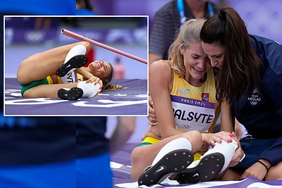 Airinės Palšytės nelaimė olimpiadoje: stadioną paliko su skausmo ašarom, ant neštuvų