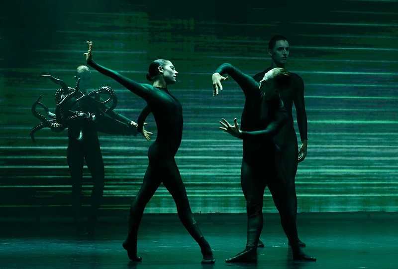 Klaipėdos valstybinio muzikinio teatro spektaklis „Reverb“ / Martyno Aleksos nuotr.