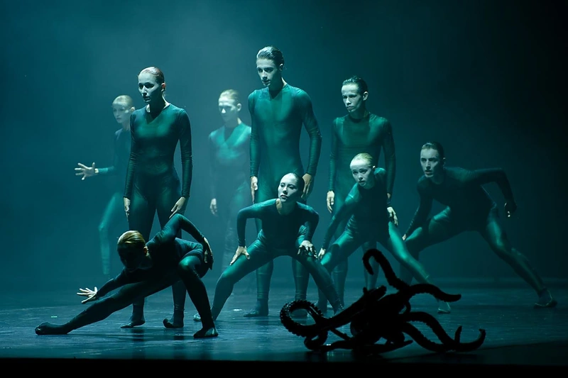 Klaipėdos valstybinio muzikinio teatro spektaklis „Reverb“ / Martyno Aleksos nuotr.
