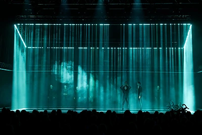 Klaipėdos valstybinio muzikinio teatro spektaklis „Reverb“ / Martyno Aleksos nuotr.
