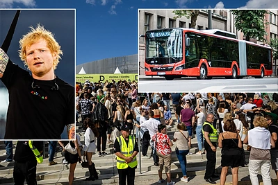 Po Edo Sheerano koncerto Kaune – chaosas: be savo transporto atvykę gerbėjai netilpo į autobusus