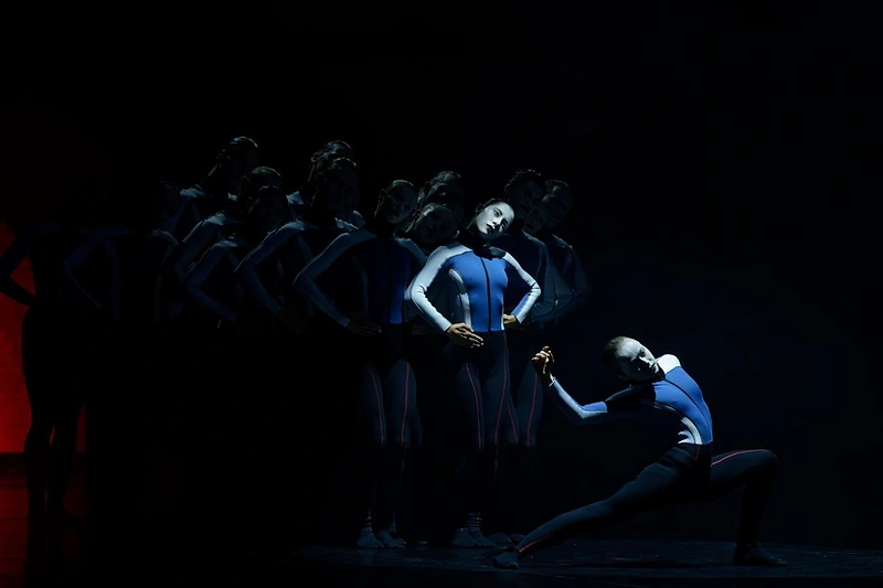 Klaipėdos valstybinio muzikinio teatro spektaklis „Reverb“ / Martyno Aleksos nuotr.