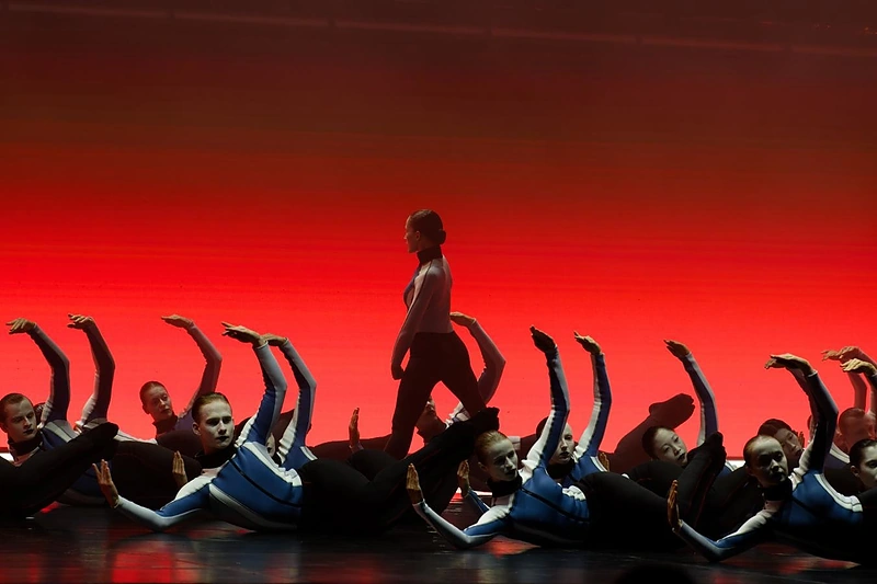 Klaipėdos valstybinio muzikinio teatro spektaklis „Reverb“ / Martyno Aleksos nuotr.