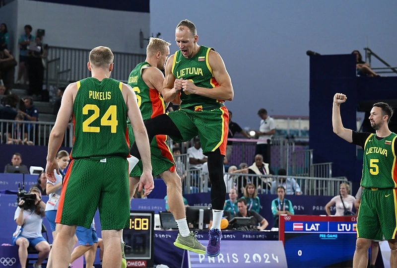 Pergalės akimirkos: Lietuvos 3x3 krepšininkai iškovojo olimpinę bronzą / „Scanpix“ nuotr.