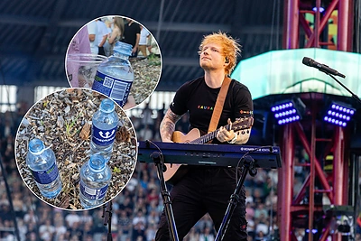 Edo Sheerano koncerte Kaune stebino tvarka dėl butelių kamštelių: paaiškėjo, kodėl jų nedavė