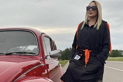 Džordanos Butkutės automobilis / Asmeninio archyvo nuotr.