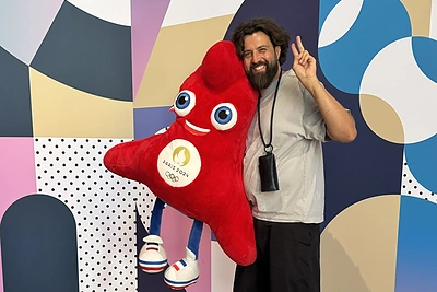 Aurimas Kamantauskas Paryžiaus olimpinėse žaidynėse / Asmeninio archyvo nuotr.