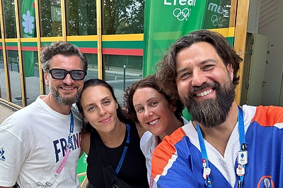 Aurimas Kamantauskas Paryžiaus olimpinėse žaidynėse / Asmeninio archyvo nuotr.