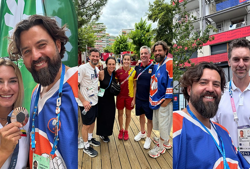 Aurimas Kamantauskas Paryžiaus olimpinėse žaidynėse / Asmeninio archyvo nuotr.