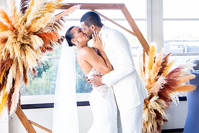 Kamilės Nacickaitės ir Dimeo van der Horsto vestuvės Palangoje / Teodoro Biliūno / BNS nuotr.