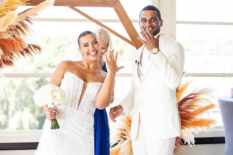 Kamilės Nacickaitės ir Dimeo van der Horsto vestuvės Palangoje / Teodoro Biliūno / BNS nuotr.