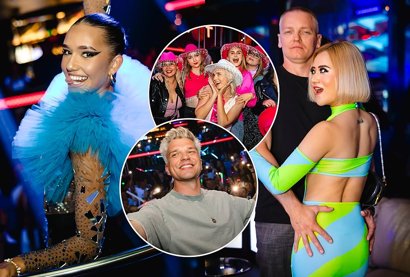 Linksmybės Palangos „Exit“ klube / Raimundo Alešiūno nuotr.