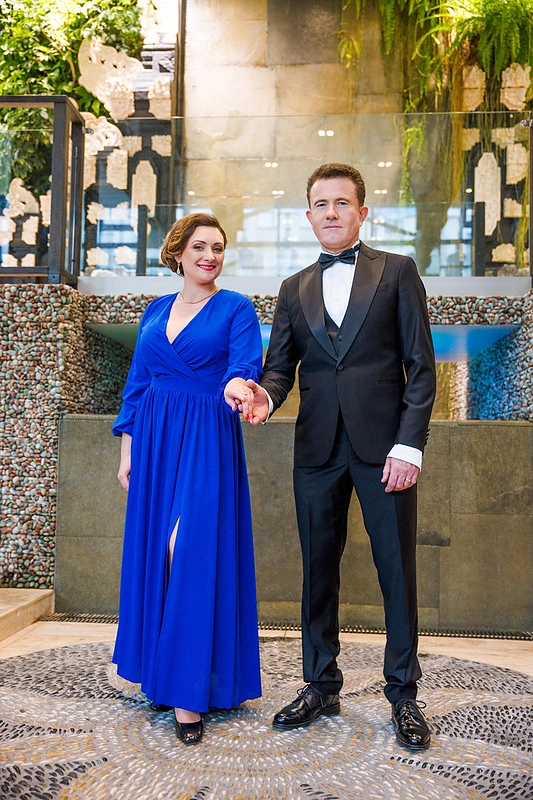 Diana Gaičiūnaitė-Dirmė su vyru / Asmeninio albumo nuotr.