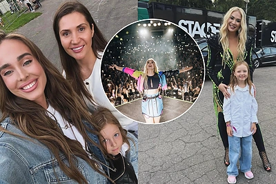 Viktorija Siegel su Nicole šėlo Natalijos Bunkės koncerte: dukra įsiamžino su mylimiausia žvaigžde