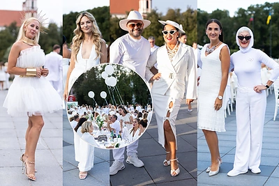 Vilniuje iškylautojus subūrė Baltoji vakarienė – ypač laukta, su paslaptimi ir stiliaus perliukais