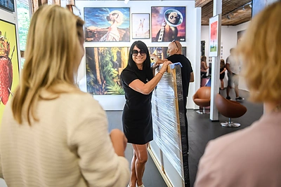 Jurga Baltrukonytė TV laidoje / Tomo Petrovskio nuotr.