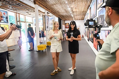 Jurga Baltrukonytė TV laidoje / Tomo Petrovskio nuotr.